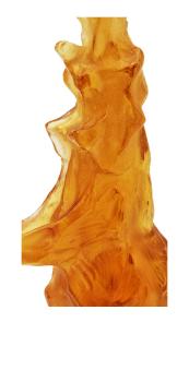Éléphant dansant en édition limitée (88 ex. ), cristal ambre ambre - Lalique